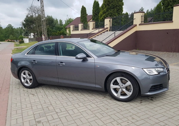 Audi A4 cena 77600 przebieg: 131545, rok produkcji 2016 z Miłosław małe 211